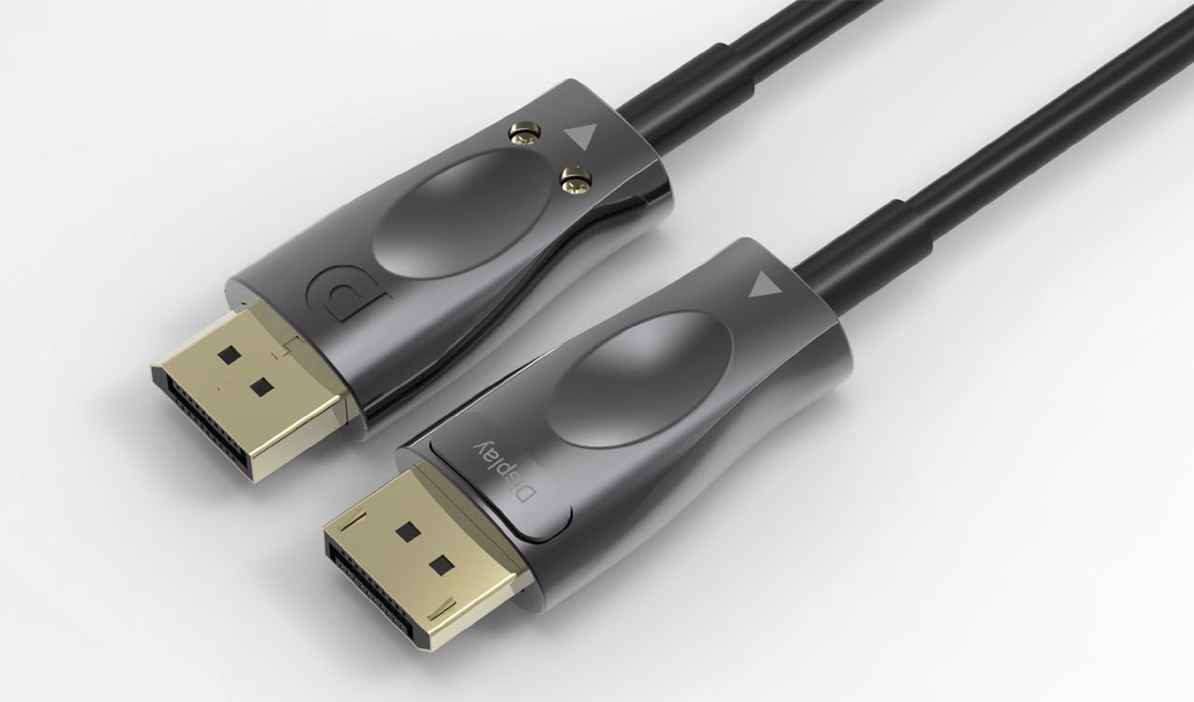DisplayPort 1.4 AOC 光纖線 黑色款